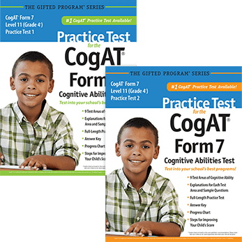 Cogat Grade 4 level 11 form 7 Practice Tests 1 and 2
