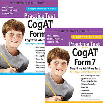 CogAT Grade 5 Level 12 form 7 Practice Tests 1 and 2