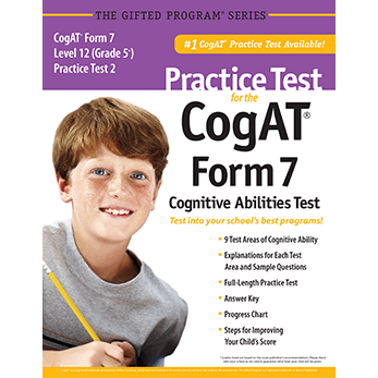 CogAT Grade 5 Level 12 form 7 Practice Test 2