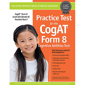 Cogat Form 8 Level 5/6 Grade K Practice Test 2