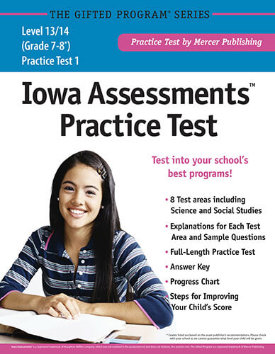 Iowa Assessments Grades 7-8 Practice Test eBook