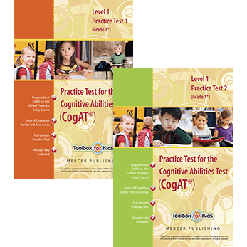 CogAT Grade 1 Form 6 Practice Tests 1 and 2 eBook