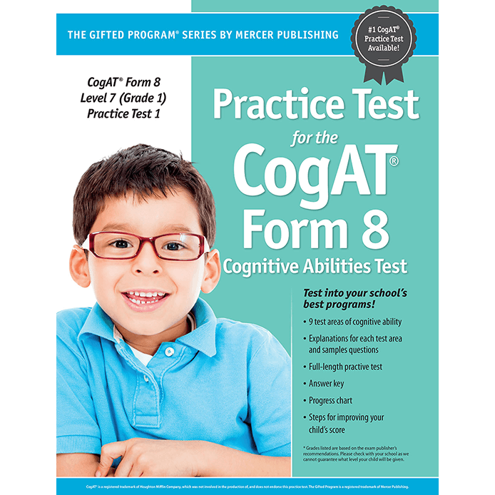 CogAT Grade 1 Test Preparation (Cognitive Abilities Test