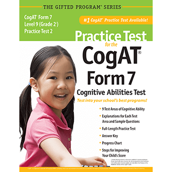 Cogat grade 2 form 7 level 9 Practice Test 2 eBook