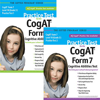 Cogat Grade 3 level 10 form 7 Practice Tests 1 and 2 eBook