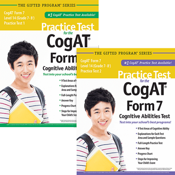 CogAT Level 14 grade 7 and 8 Practice Test 1 and 2 eBook