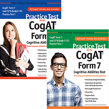 CogAT Level 14 grade 7 and 8 Practice Test 1 and 2 eBook