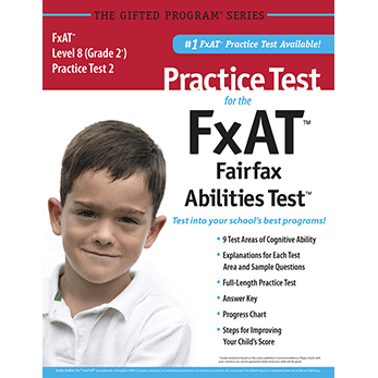 CogAT grade 2 Fairfax County FxAT Practice Test 2 eBook