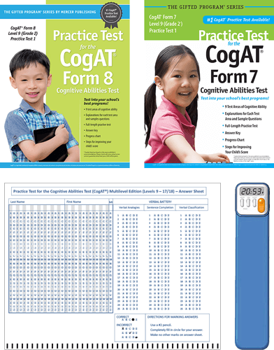 CogAT Grade 3 (Level 9) Essentials Study Package