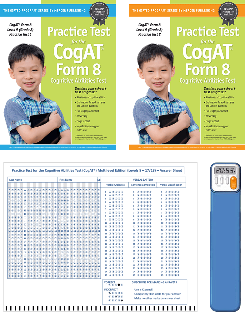 mercer publishing cogat practice test