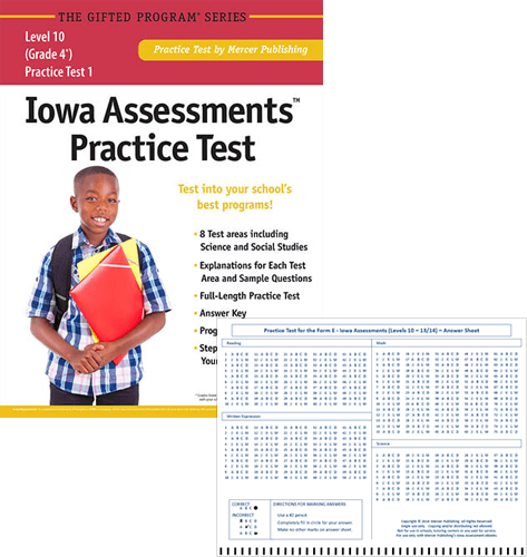 Iowa Assessments Grade 4 Study Package