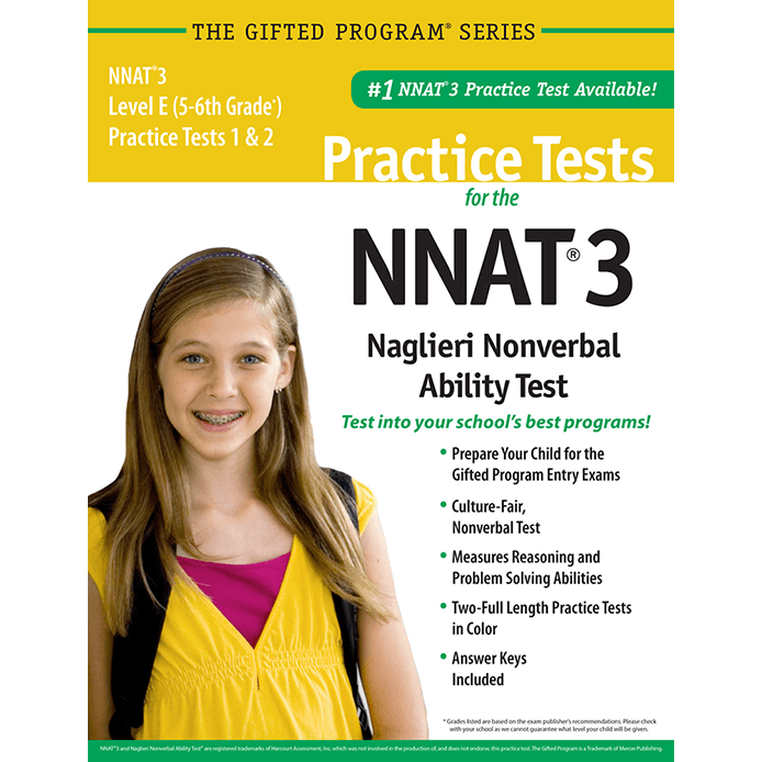 NNAT3 Grades 5-6 Test Preparation (Naglieri Nonverbal Ability Test