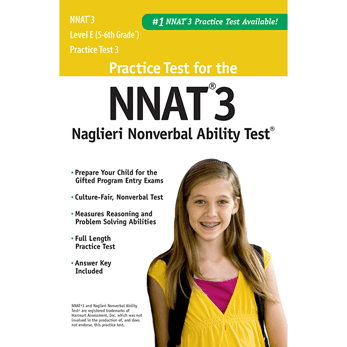 NNAT3 Grade 5/6 Level E Test 3 Practice Test eBook