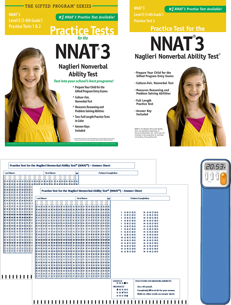 NNAT3 Grades 5-6 Test Preparation (Naglieri Nonverbal Ability Test